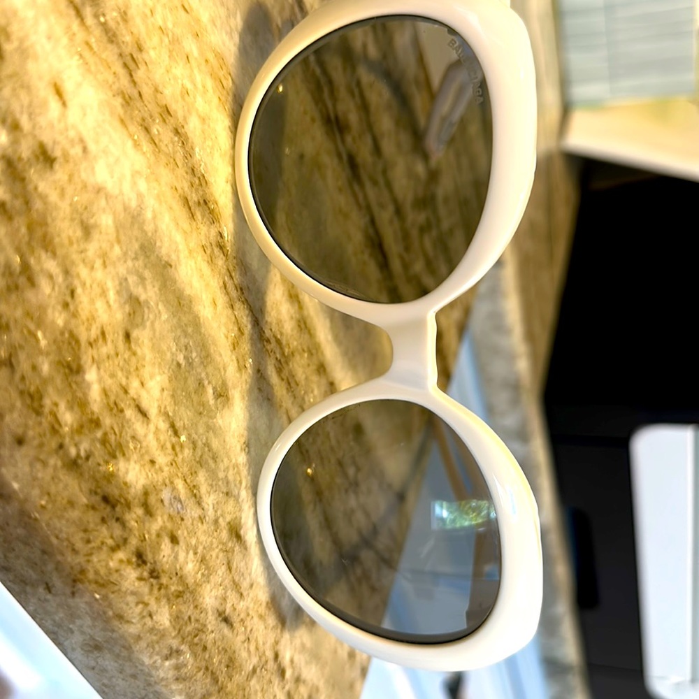 Sunglasses white Balenciaga